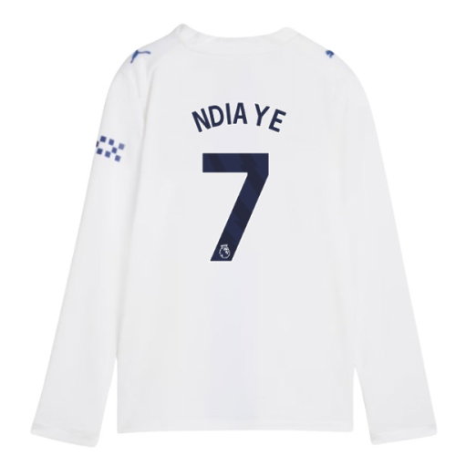 2026-2027 Man City Third Long Sleeve Shirt (Kids) (Ndiaye 7)