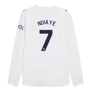 2026-2027 Man City Authentic Long Sleeve Third Shirt (Ndiaye 7)