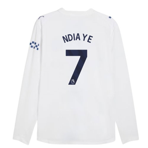 2026-2027 Man City Authentic Long Sleeve Third Shirt (Ndiaye 7)