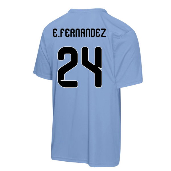 Argentina FIFA World Cup 2026™ T-Shirt (Sky Blue) - Kids (E.Fernandez 24)