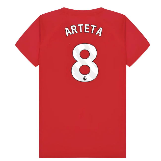 Arsenal Poly T-Shirt (Red) - Kids (Arteta 8)
