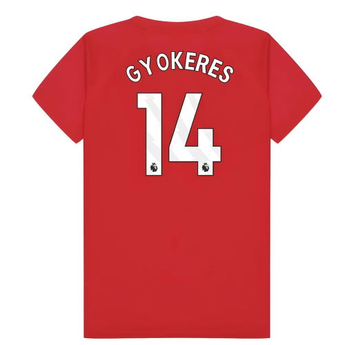 Arsenal Poly T-Shirt (Red) - Kids (Gyokeres 14)