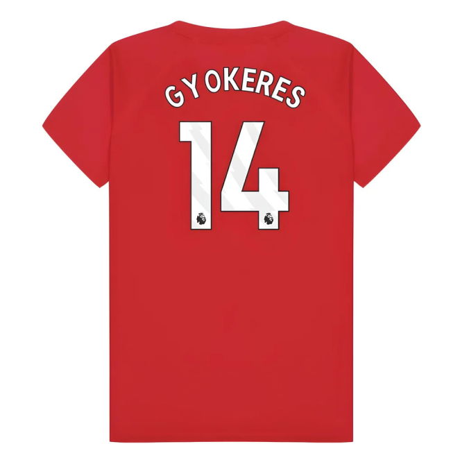 Arsenal Poly T-Shirt (Red) - Kids (Gyokeres 14)