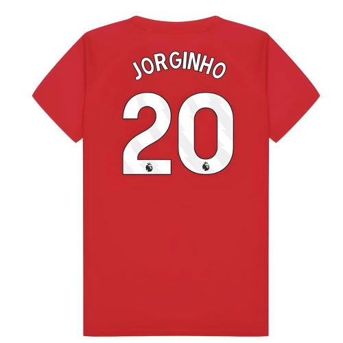 Arsenal Poly T-Shirt (Red) - Kids (Jorginho 20)