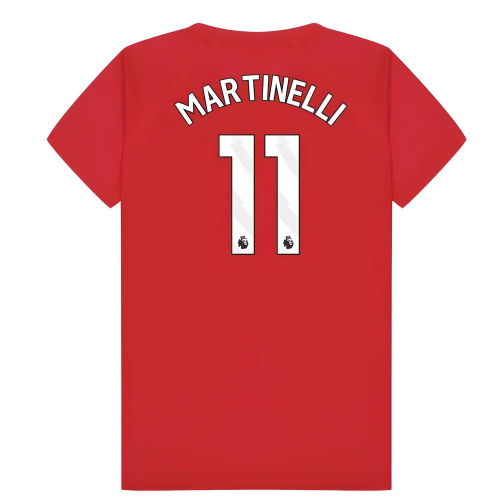 Arsenal Poly T-Shirt (Red) - Kids (Martinelli 11)