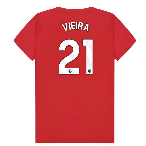Arsenal Poly T-Shirt (Red) - Kids (Vieira 21)