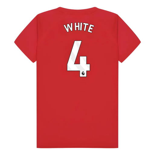 Arsenal Poly T-Shirt (Red) - Kids (White 4)