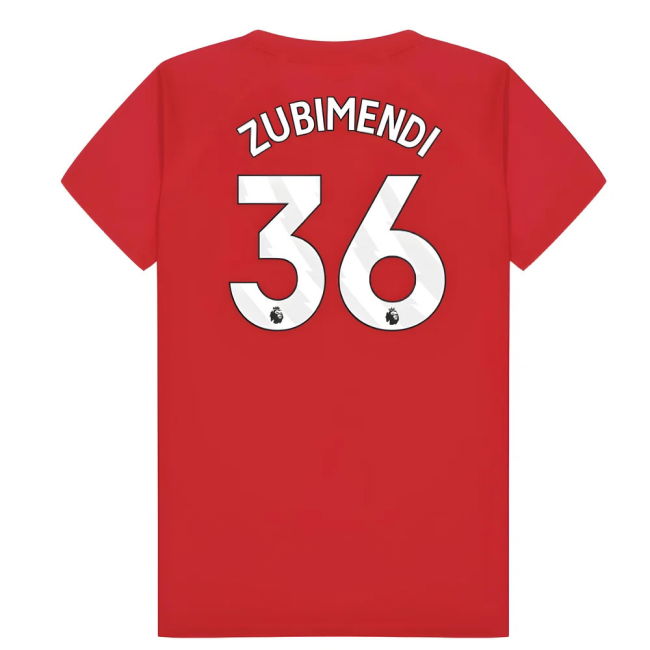 Arsenal Poly T-Shirt (Red) - Kids (Zubimendi 36)