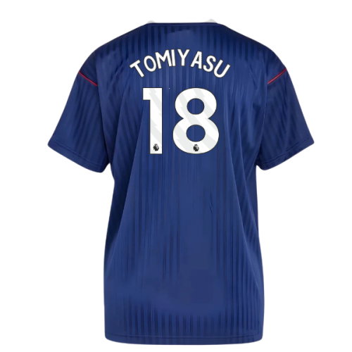 Arsenal Terrace Icons Shirt (Navy) (Tomiyasu 18)
