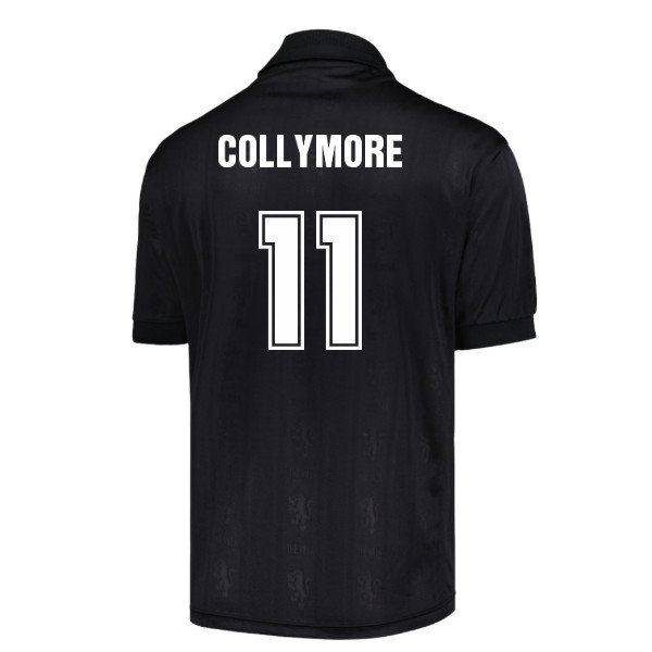 Aston Villa 1996 Black Out Retro Shirt (Collymore 11)