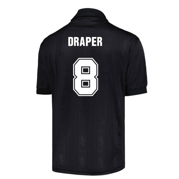 Aston Villa 1996 Black Out Retro Shirt (Draper 8)