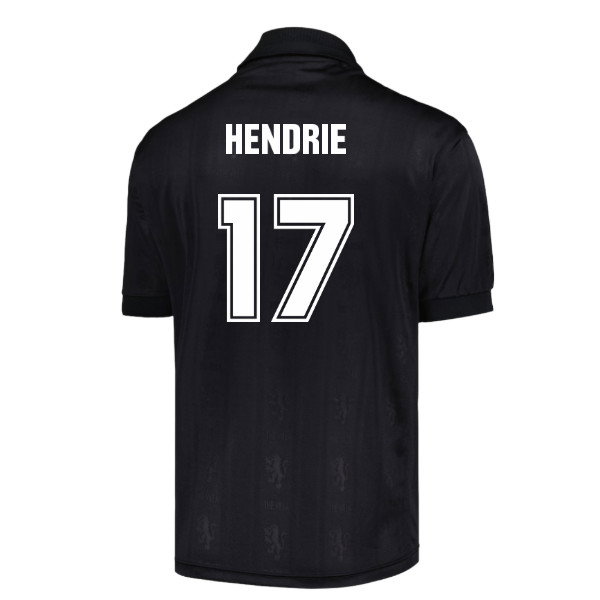 Aston Villa 1996 Black Out Retro Shirt (Hendrie 17)