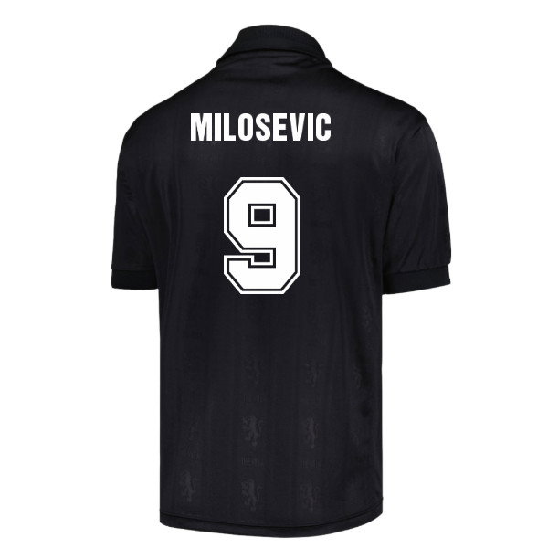 Aston Villa 1996 Black Out Retro Shirt (Milosevic 9)