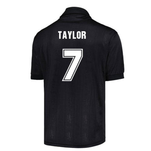 Aston Villa 1996 Black Out Retro Shirt (Taylor 7)