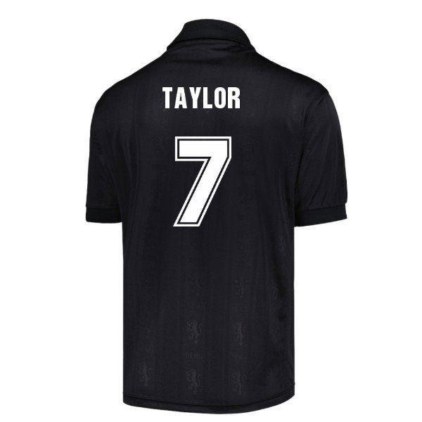 Aston Villa 1996 Black Out Retro Shirt (Taylor 7)