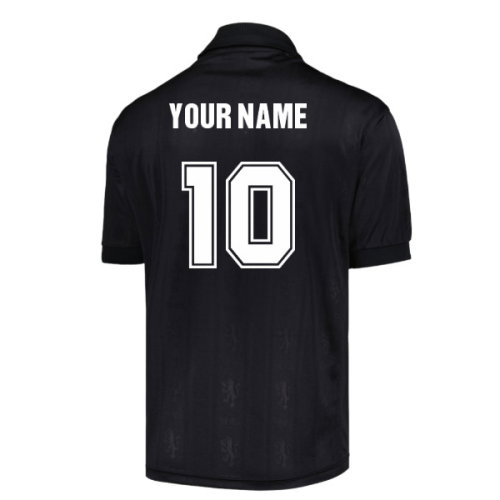 Aston Villa 1996 Black Out Retro Shirt (Your Name)