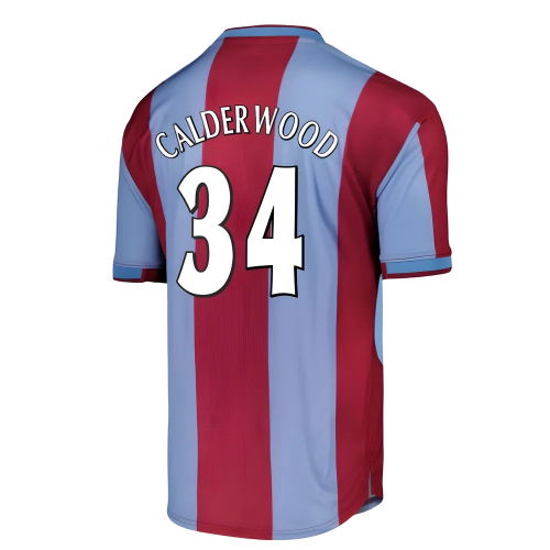 Aston Villa 2000 Home Retro Shirt (Calderwood 34)