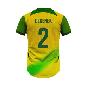 Australia Socceroos Home Supporter Jersey Adult Short Sleeve (Degenek 2)