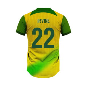 Australia Socceroos Home Supporter Jersey Adult Short Sleeve (Irvine 22)