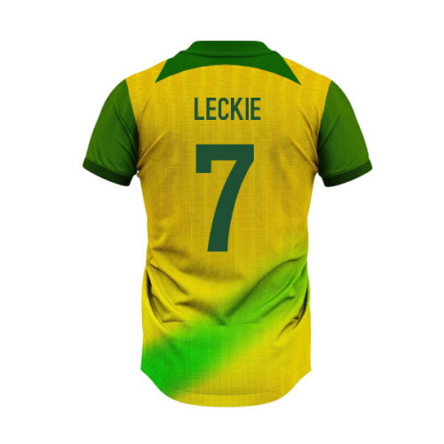 Australia Socceroos Home Supporter Jersey Adult Short Sleeve (Leckie 7)