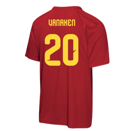 Belgium FIFA World Cup 2026 T-Shirt (Red) - Kids (Vanaken 20)