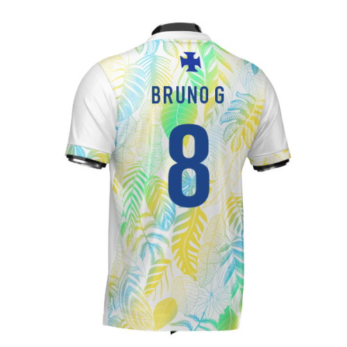 Brazil DNA White Concept Football Jersey (Wolvate) Adult Short Sleeve (Bruno G 8)