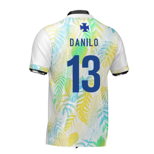 Brazil DNA White Concept Football Jersey (Wolvate) Adult Short Sleeve (Danilo 13)