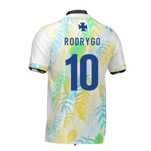 Brazil DNA White Concept Football Jersey (Wolvate) Adult Short Sleeve (Rodrygo 10)