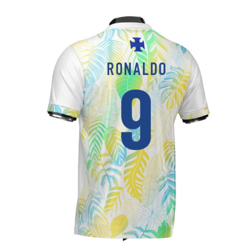 Brazil DNA White Concept Football Jersey (Wolvate) Adult Short Sleeve (Ronaldo 9)