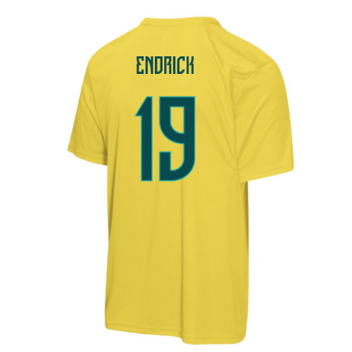 Brazil FIFA World Cup 2026 T-Shirt (Yellow) - Kids (Endrick 19)