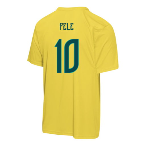 Brazil FIFA World Cup 2026 T-Shirt (Yellow) - Kids (Pele 10)