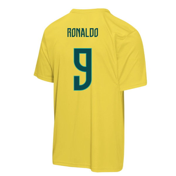 Brazil FIFA World Cup 2026™ T-Shirt (Yellow) - Kids (Ronaldo 9)