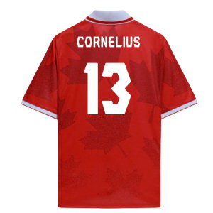 Canada UMBRO World Cup 26 Football Shirt (Cornelius 13)