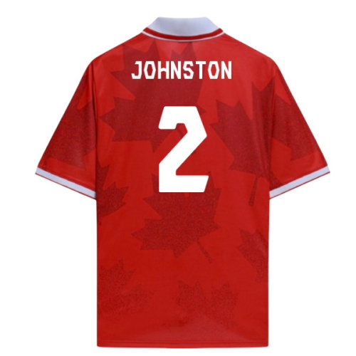 Canada UMBRO World Cup 26 Football Shirt (Johnston 2)