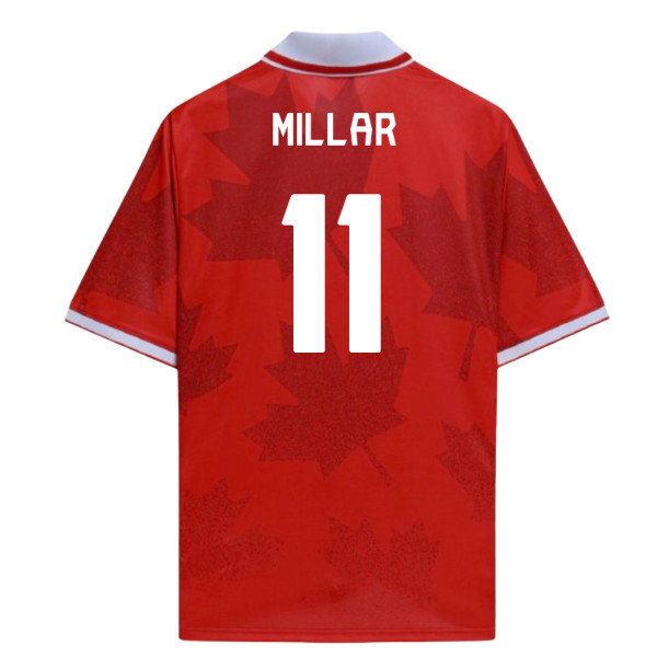 Canada UMBRO World Cup 26 Football Shirt (Millar 11)