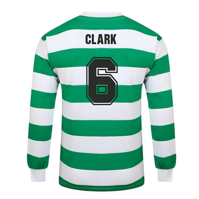 Celtic 1967 European Cup Winners Long Sleeve Retro Shirt (Clark 6)