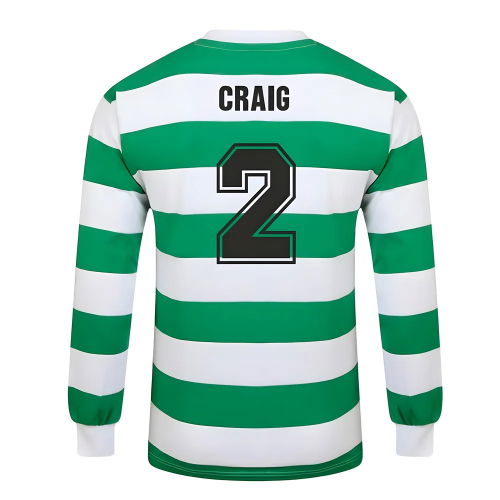 Celtic 1967 European Cup Winners Long Sleeve Retro Shirt (Craig 2)