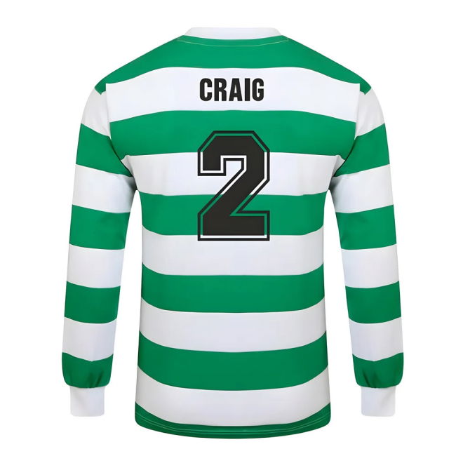 Celtic 1967 European Cup Winners Long Sleeve Retro Shirt (Craig 2)