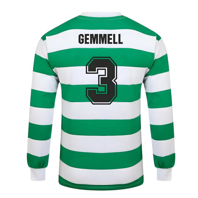 Celtic 1967 European Cup Winners Long Sleeve Retro Shirt (Gemmell 3)