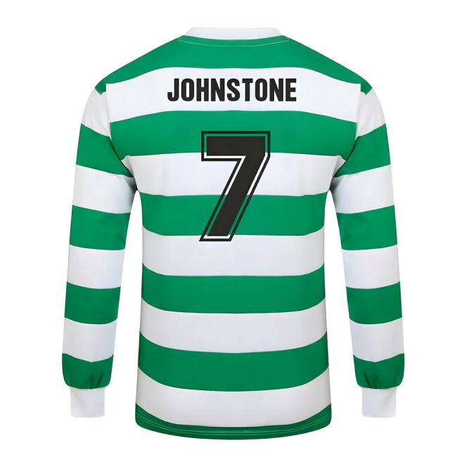 Celtic 1967 European Cup Winners Long Sleeve Retro Shirt (JOHNSTONE 7)