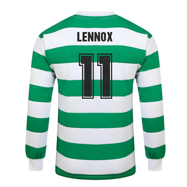 Celtic 1967 European Cup Winners Long Sleeve Retro Shirt (Lennox 11)