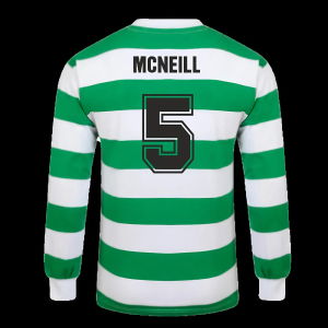 Celtic 1967 European Cup Winners Long Sleeve Retro Shirt (MCNEILL 5)