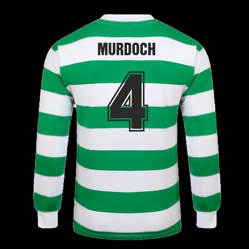 Celtic 1967 European Cup Winners Long Sleeve Retro Shirt (Murdoch 4)