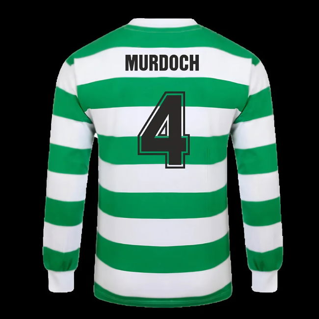 Celtic 1967 European Cup Winners Long Sleeve Retro Shirt (Murdoch 4)