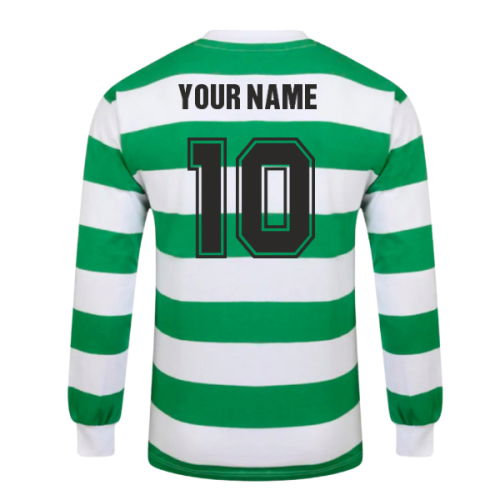 Celtic 1967 European Cup Winners Long Sleeve Retro Shirt (Your Name)