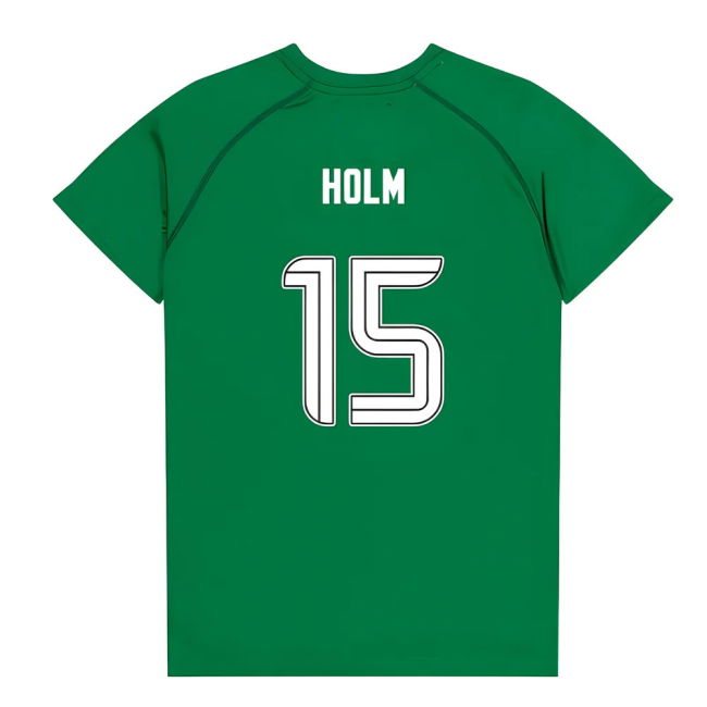 Celtic Poly T-shirt (Green/White) - Kids (Holm 15)