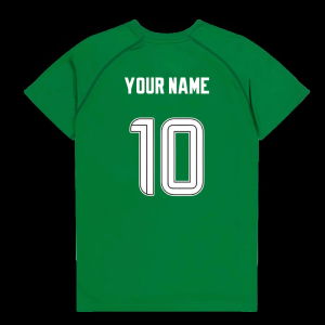 Celtic Poly T-shirt (Green/White) - Kids (Your Name)