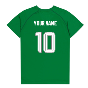 Celtic Poly T-shirt (Green/White) - Kids