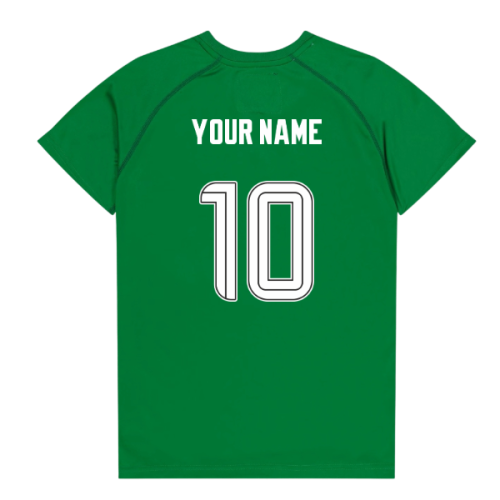 Celtic Poly T-shirt (Green/White) - Kids (Your Name)