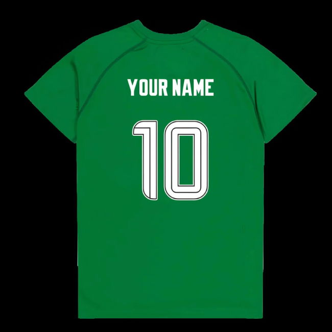 Celtic Poly T-shirt (Green/White) - Kids (Your Name)